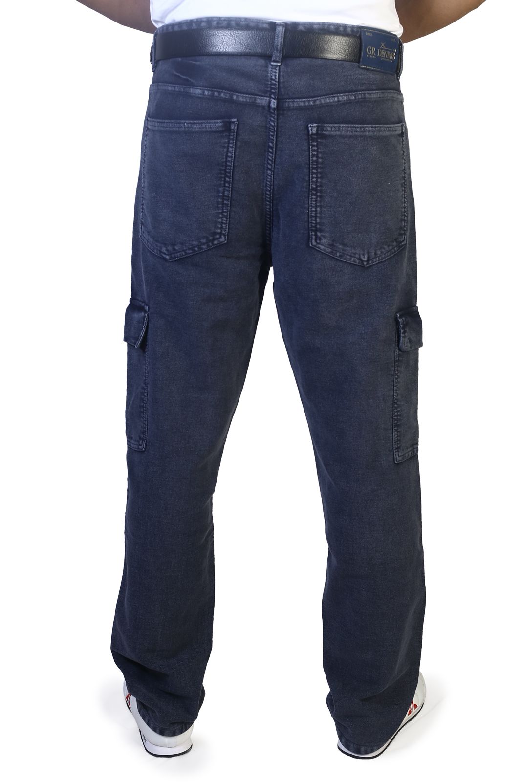 MENS REGULAR FIT CARGO- DARK GREY
