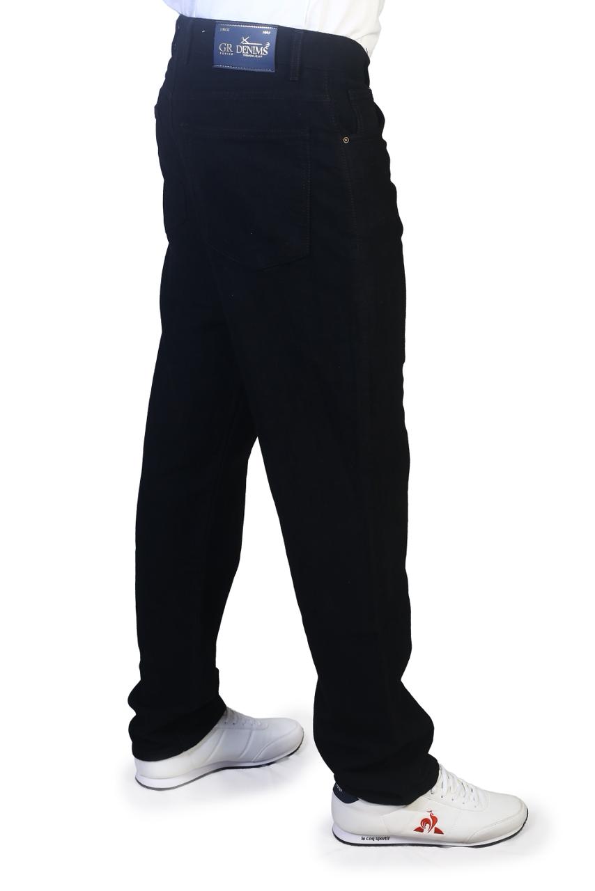 Men's Regular Fit jeans-JET BLACK