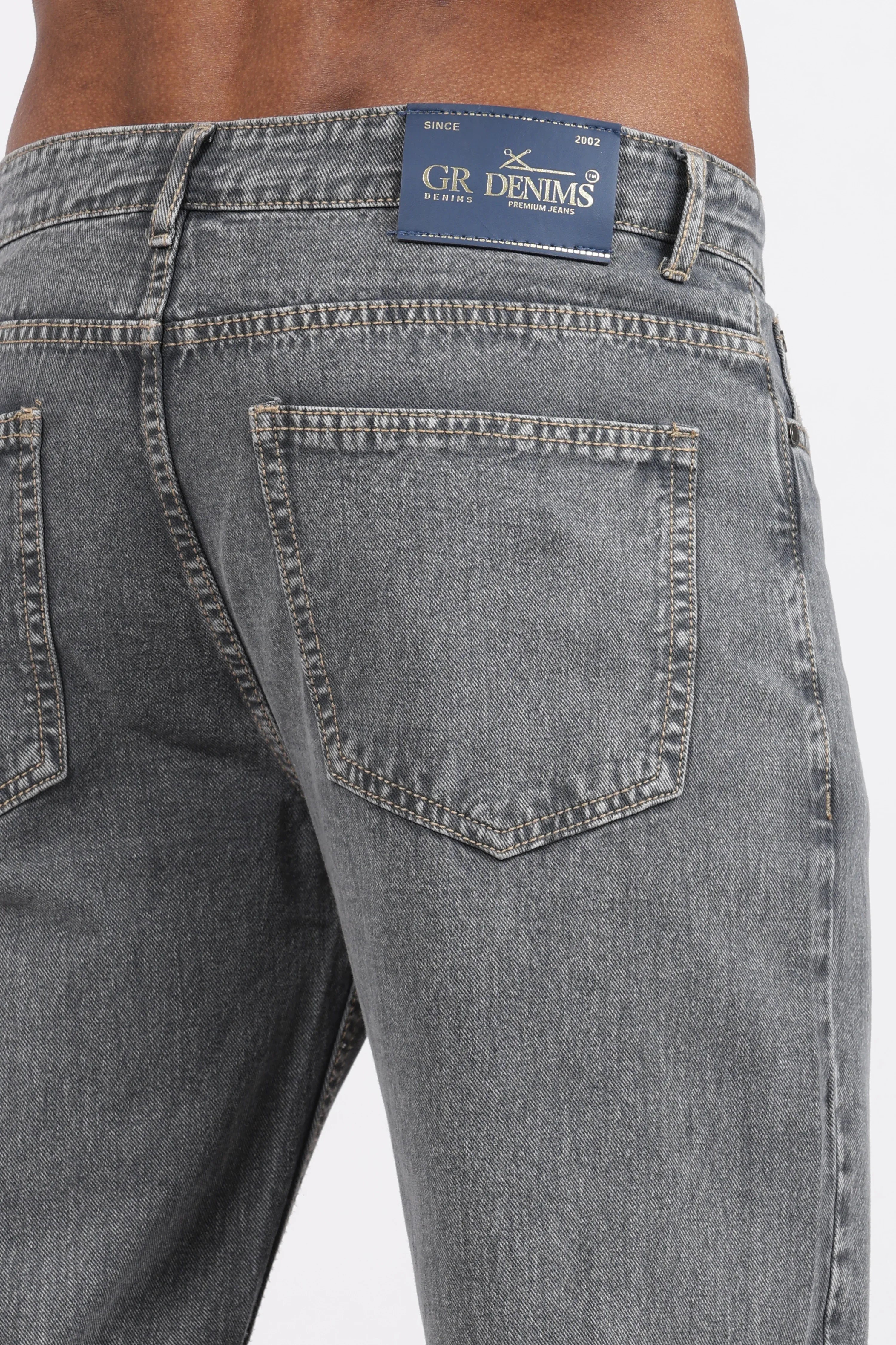 MENS MOM FIT - CLASSIC GREY DENIM JEANS (Copy) - GR DENIMS