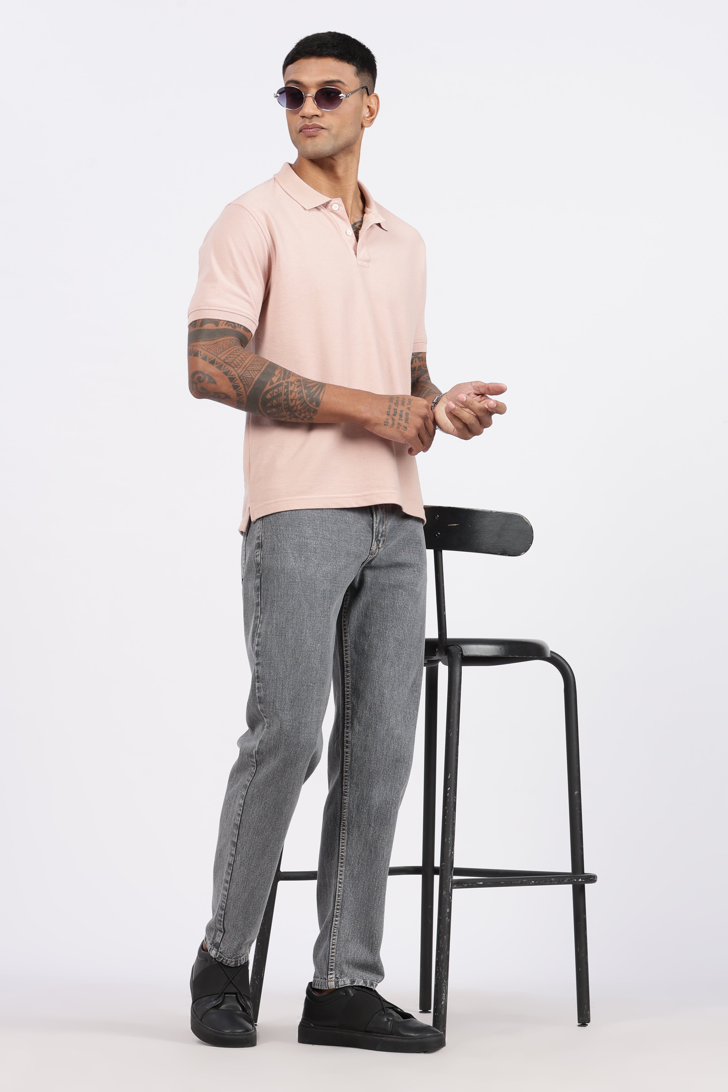 MENS MOM FIT - CLASSIC GREY DENIM JEANS (Copy)