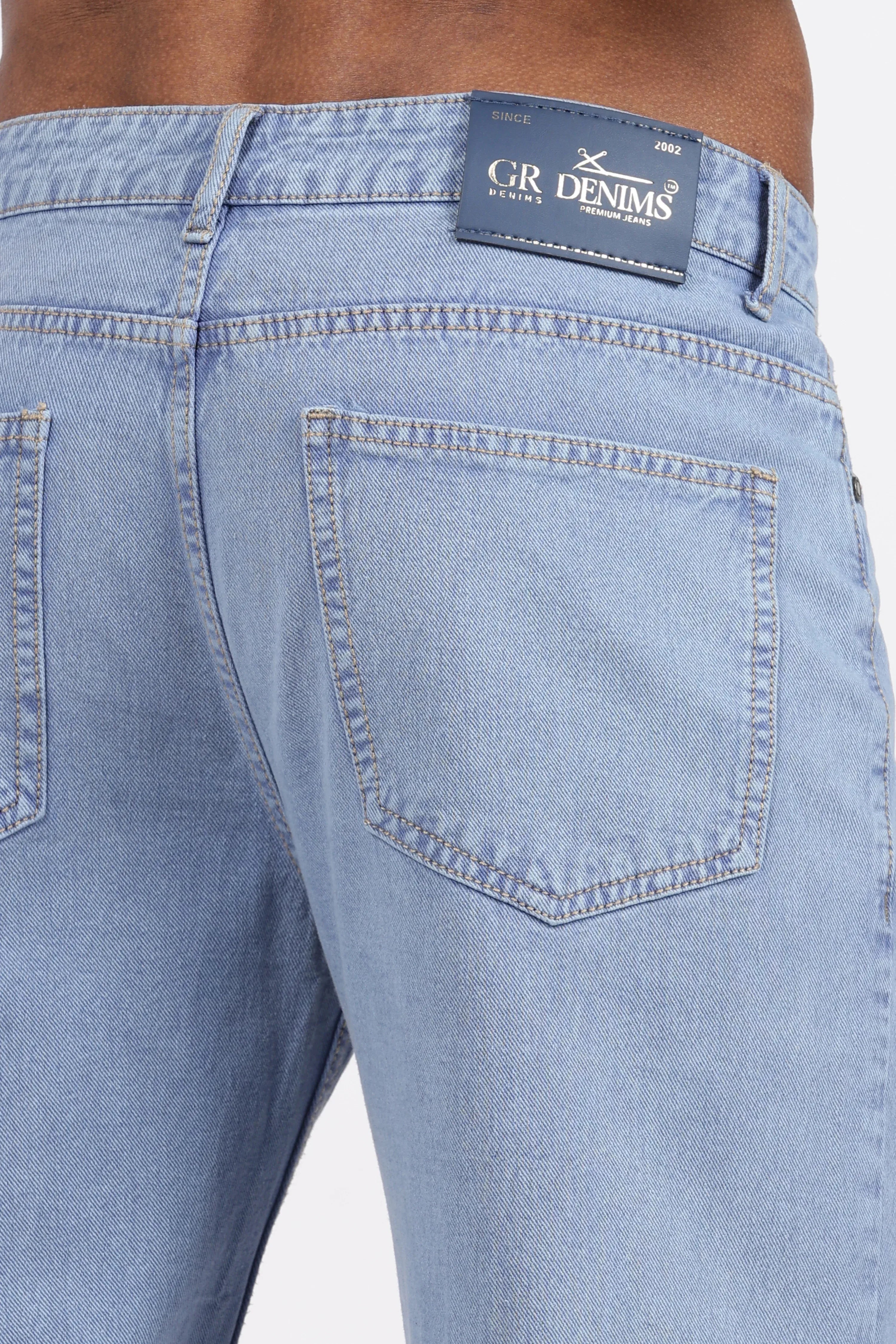 MENS MOM FIT - ICE BLUE JEANS - GR DENIMS