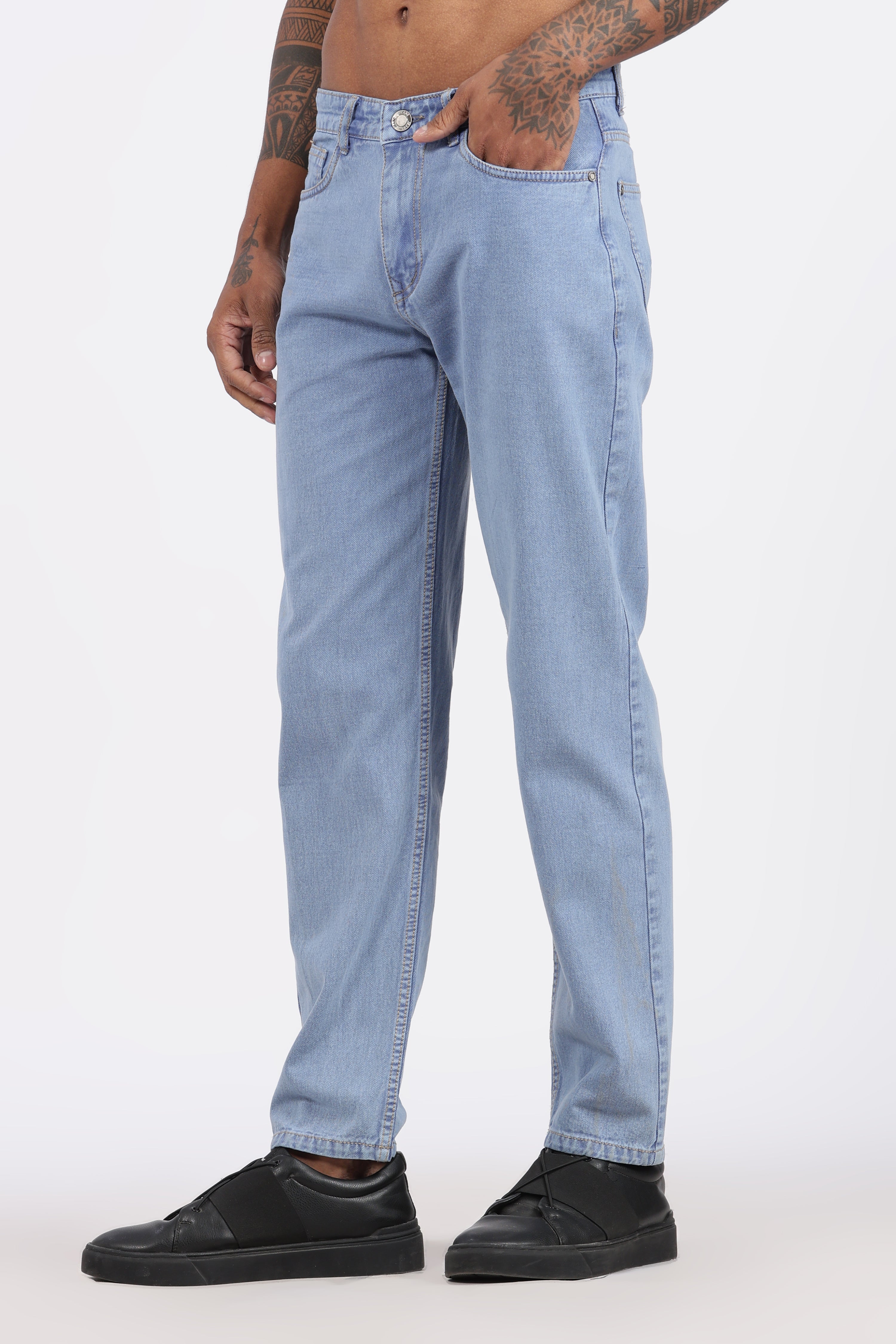 MENS MOM FIT - ICE BLUE JEANS