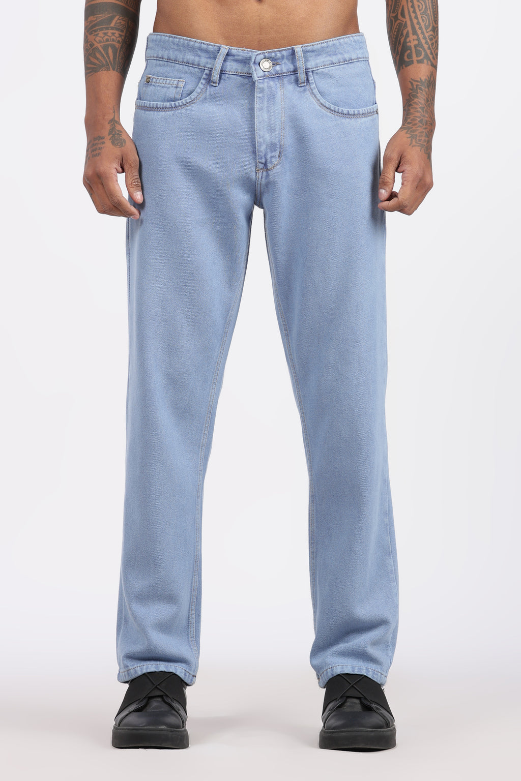 Mens Regular Fit Jeans - Ice Blue