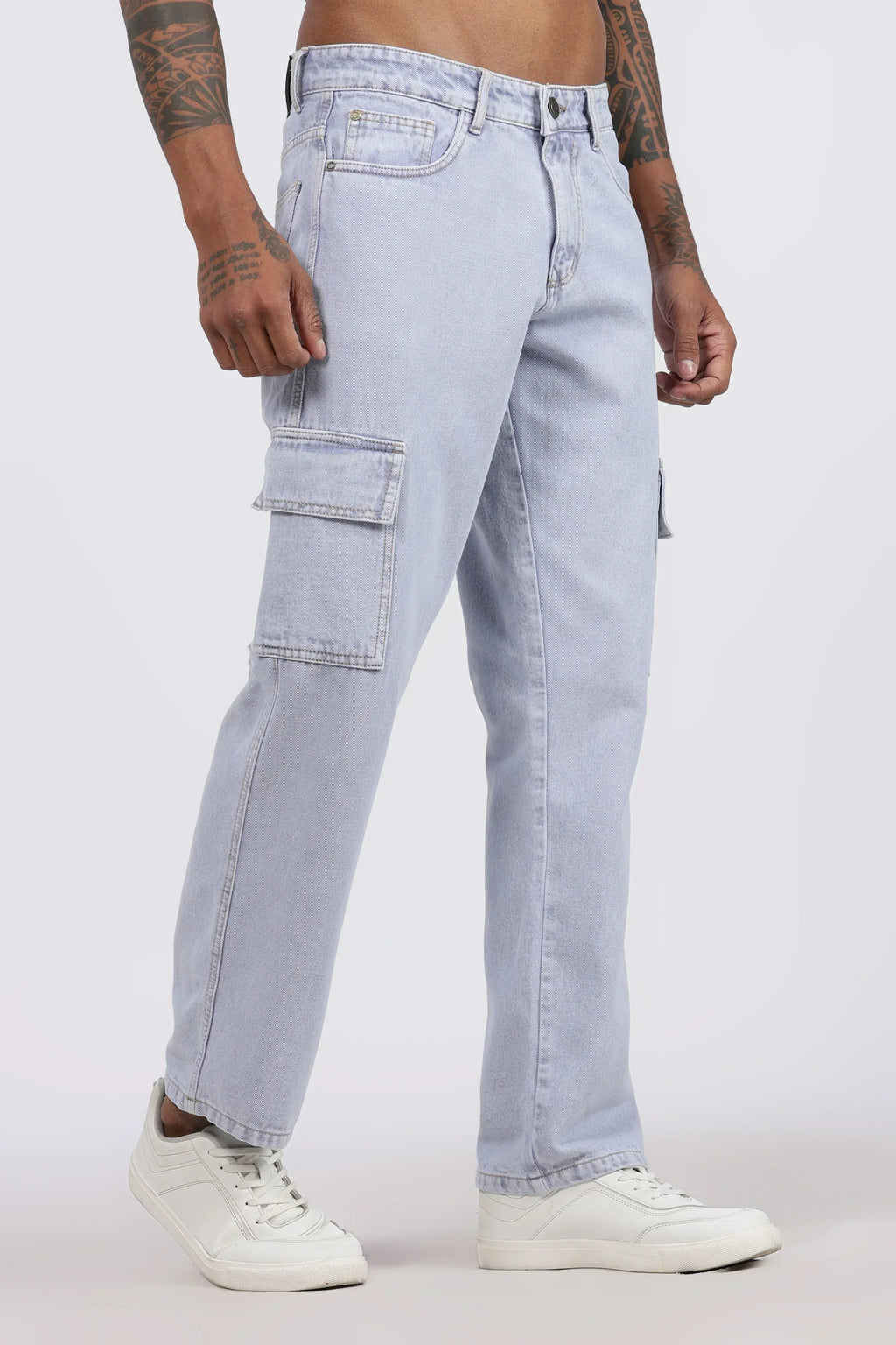 MEN'S CARGO - ICE BLUE - GR DENIMS