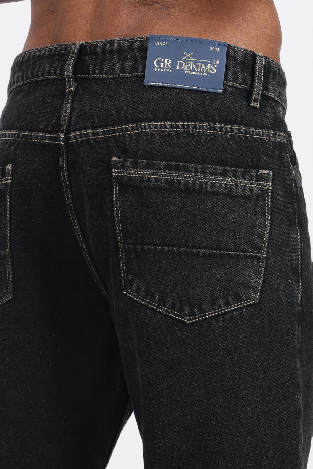 Men's Regular Fit Jeans - Charcoal Black