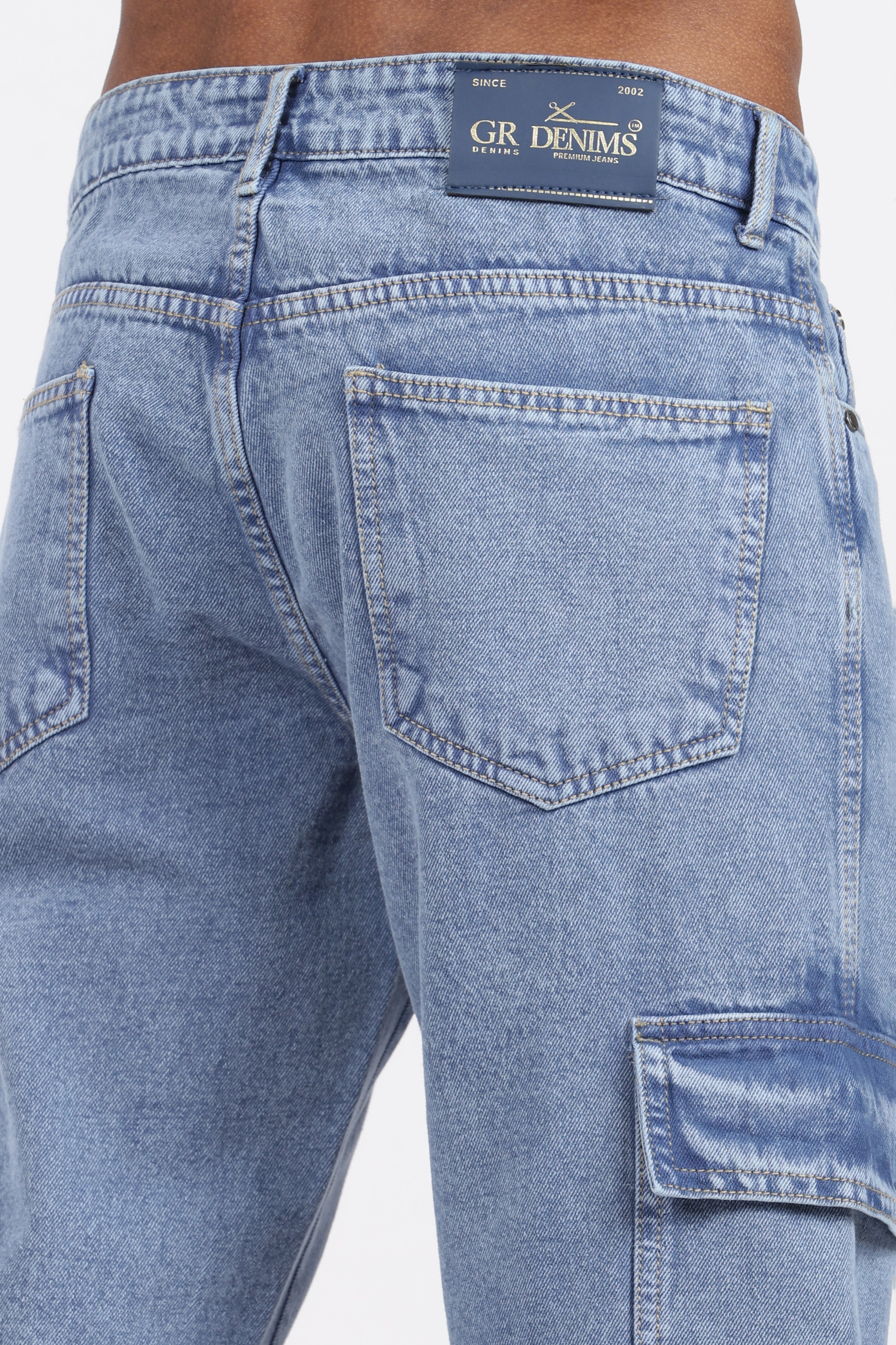 MEN'S CARGO - MID BLUE