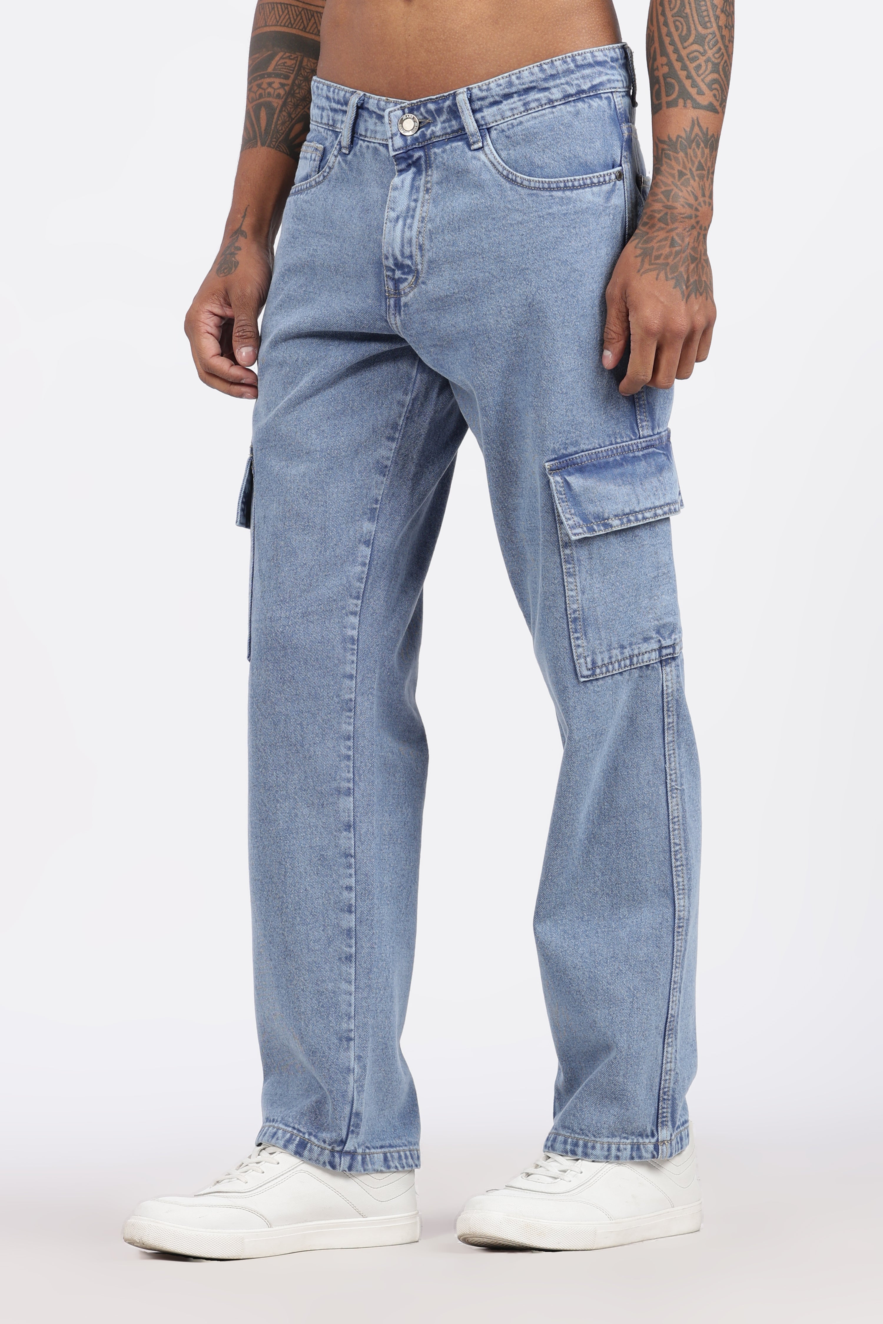 MEN'S CARGO - MID BLUE