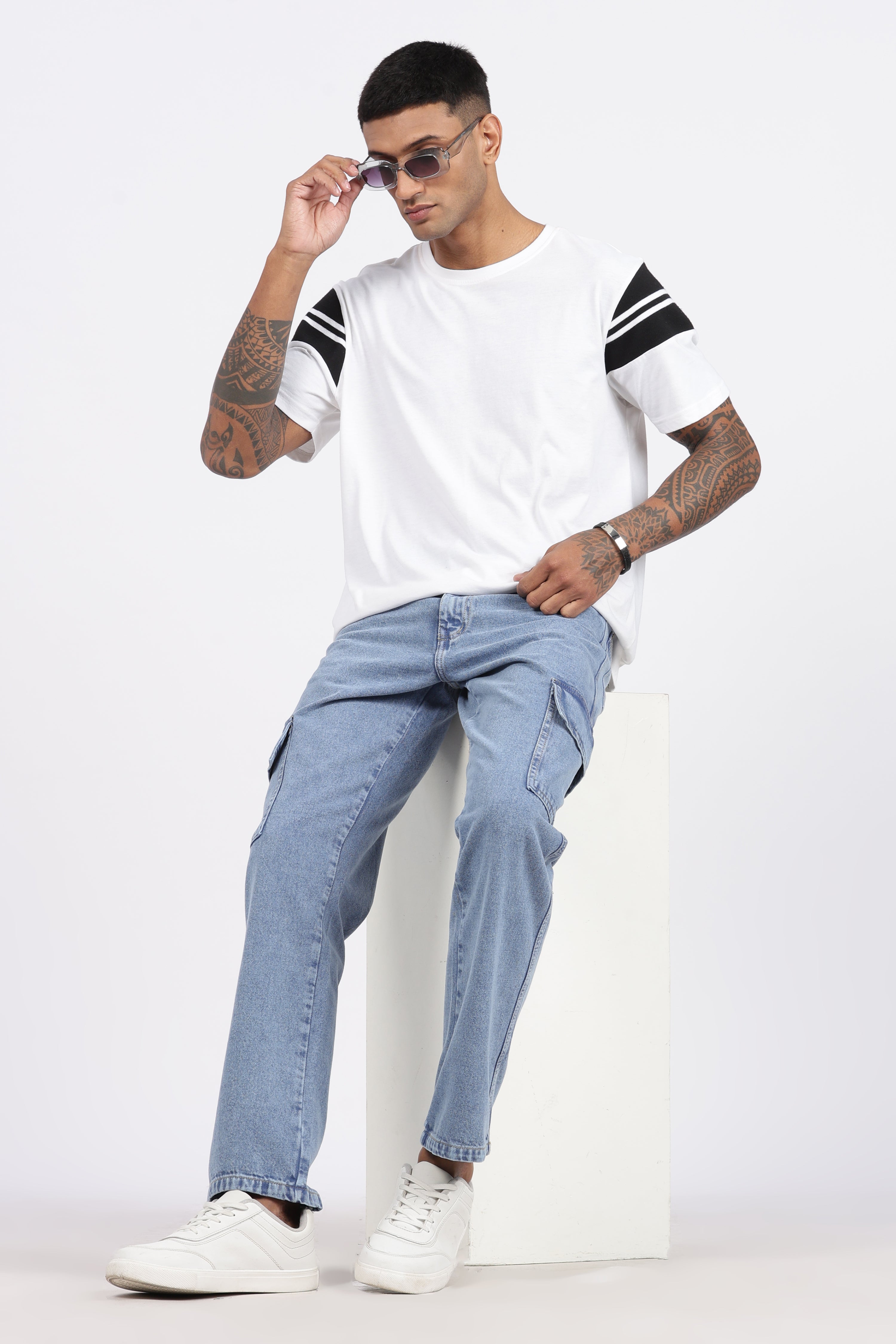 MEN'S CARGO - MID BLUE