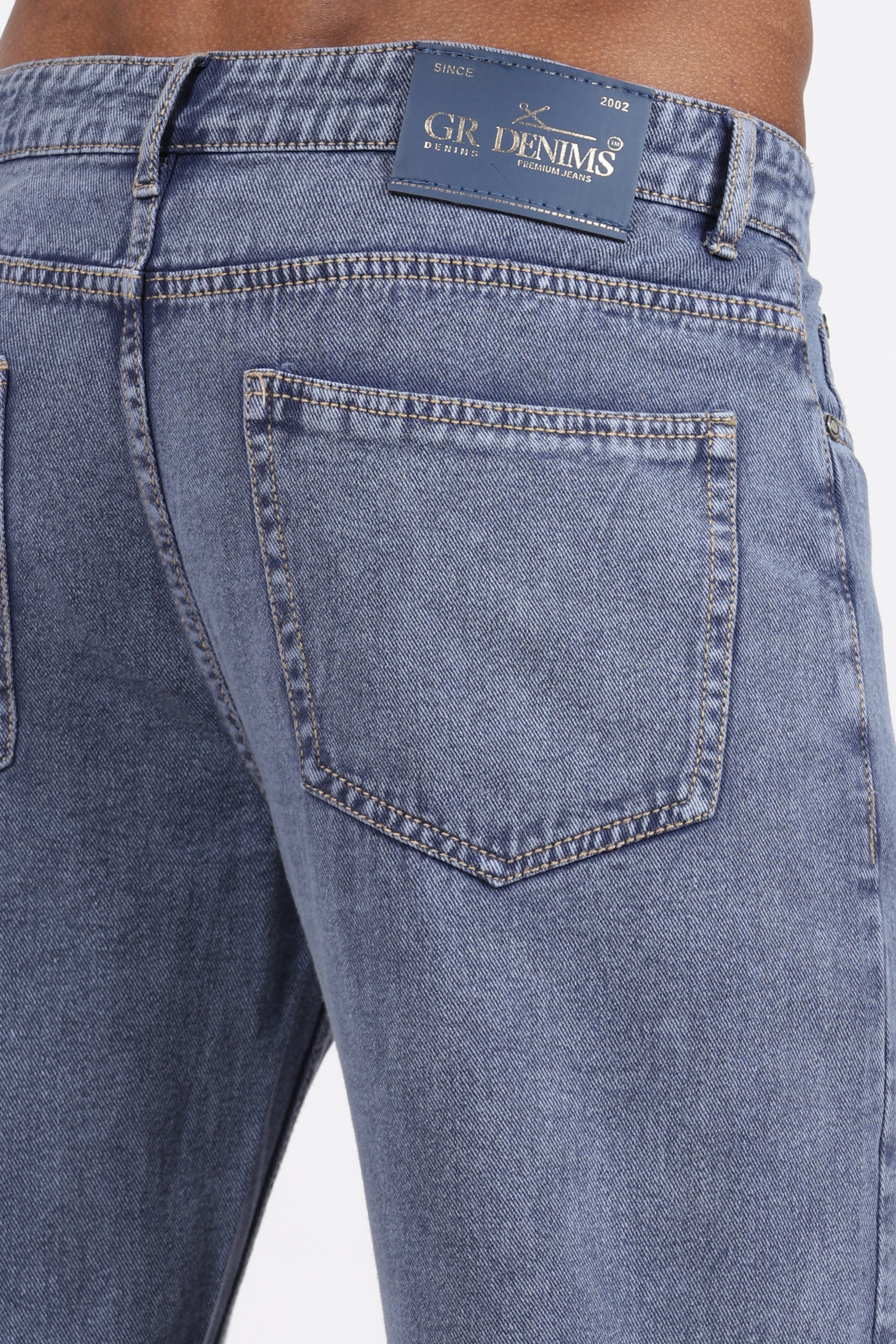 MENS MOM FIT - DENIM BLUE JEANS