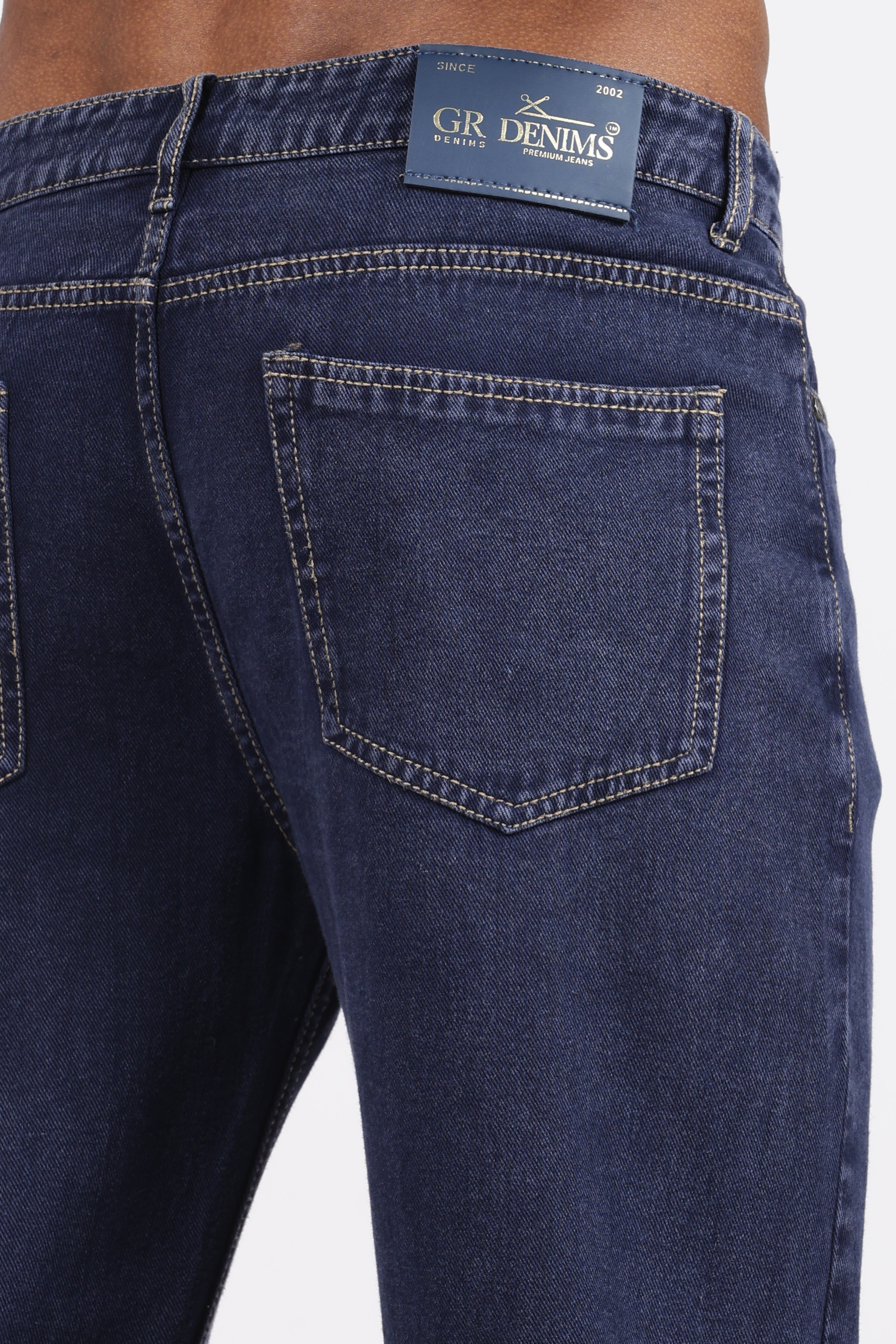 MENS MOM FIT - DENIM BLUE JEANS