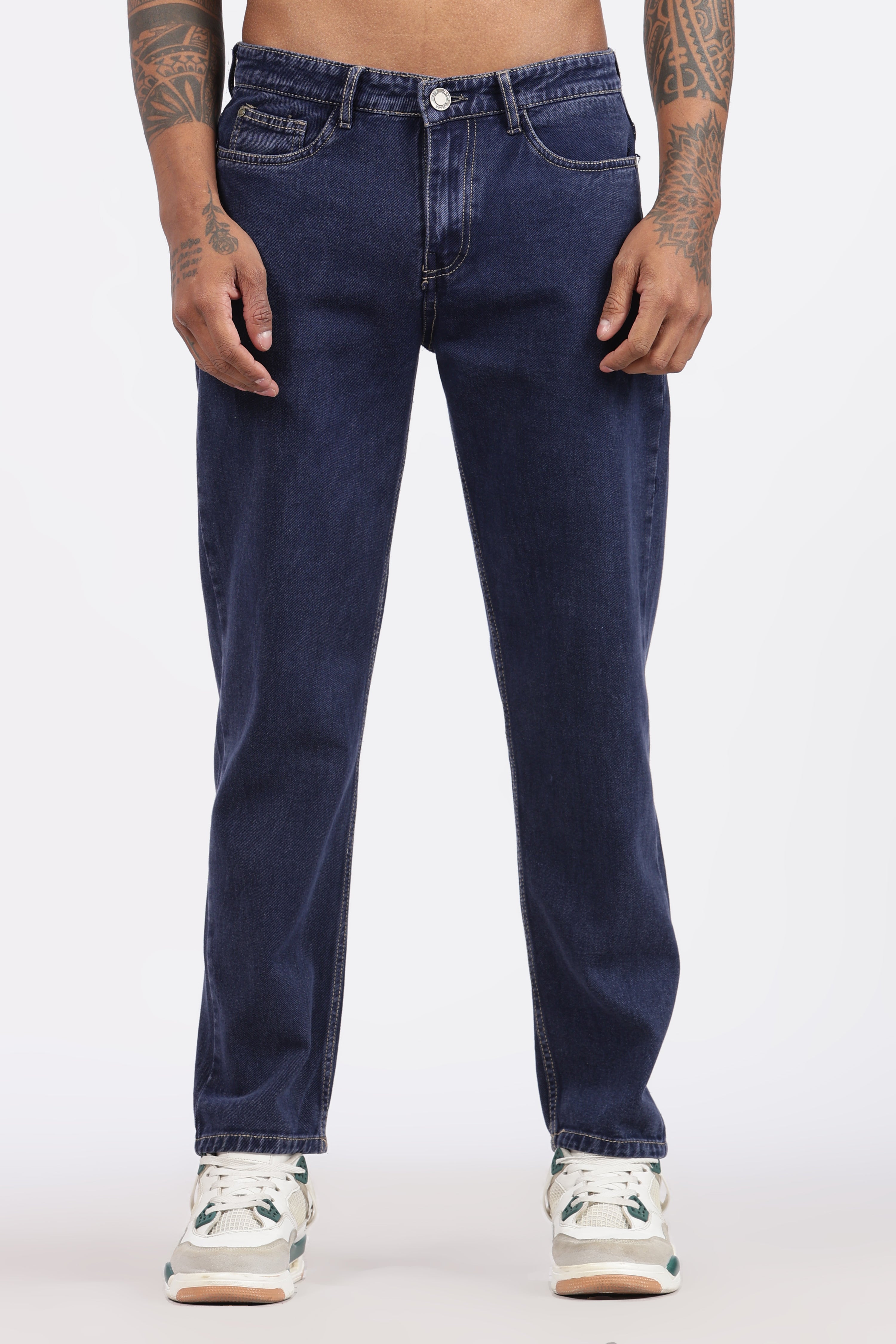MENS MOM FIT - DENIM BLUE JEANS