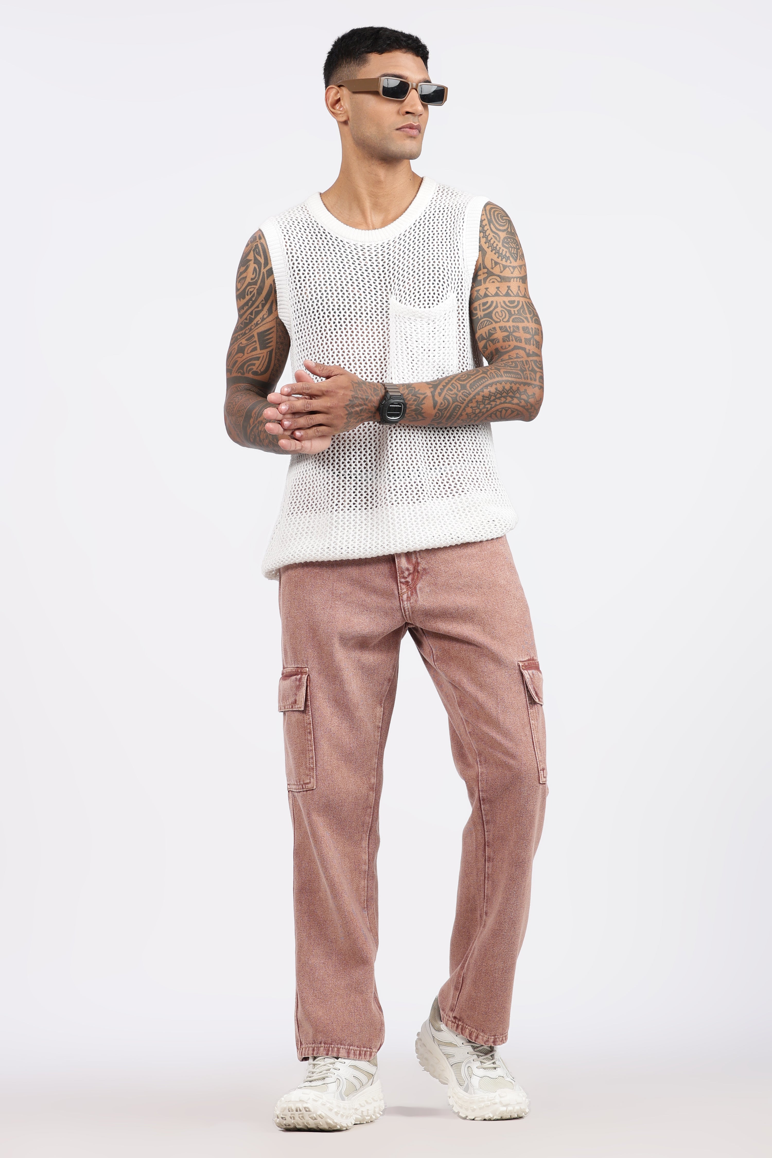 MEN'S CARGO - VINTAGE ROSE BROWN