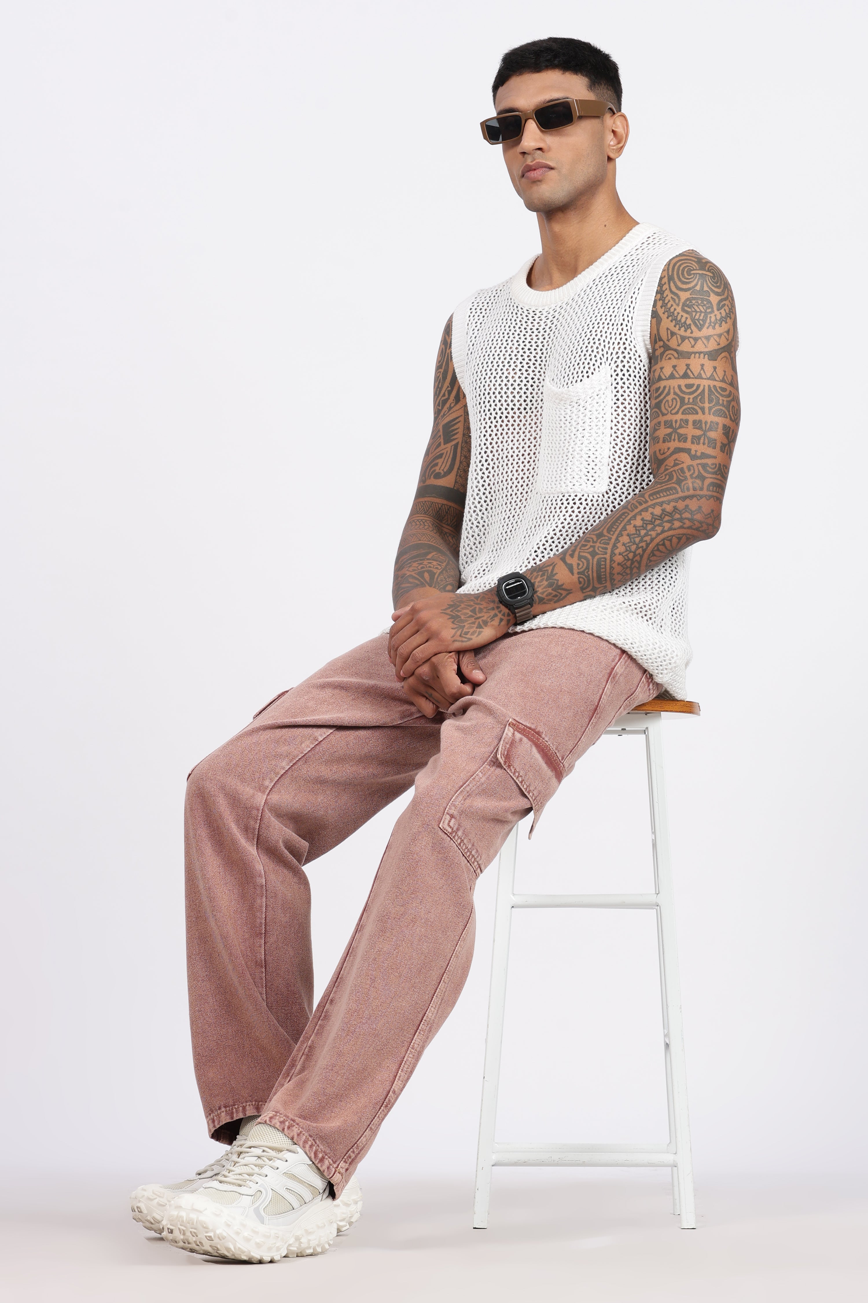 MEN'S CARGO - VINTAGE ROSE BROWN
