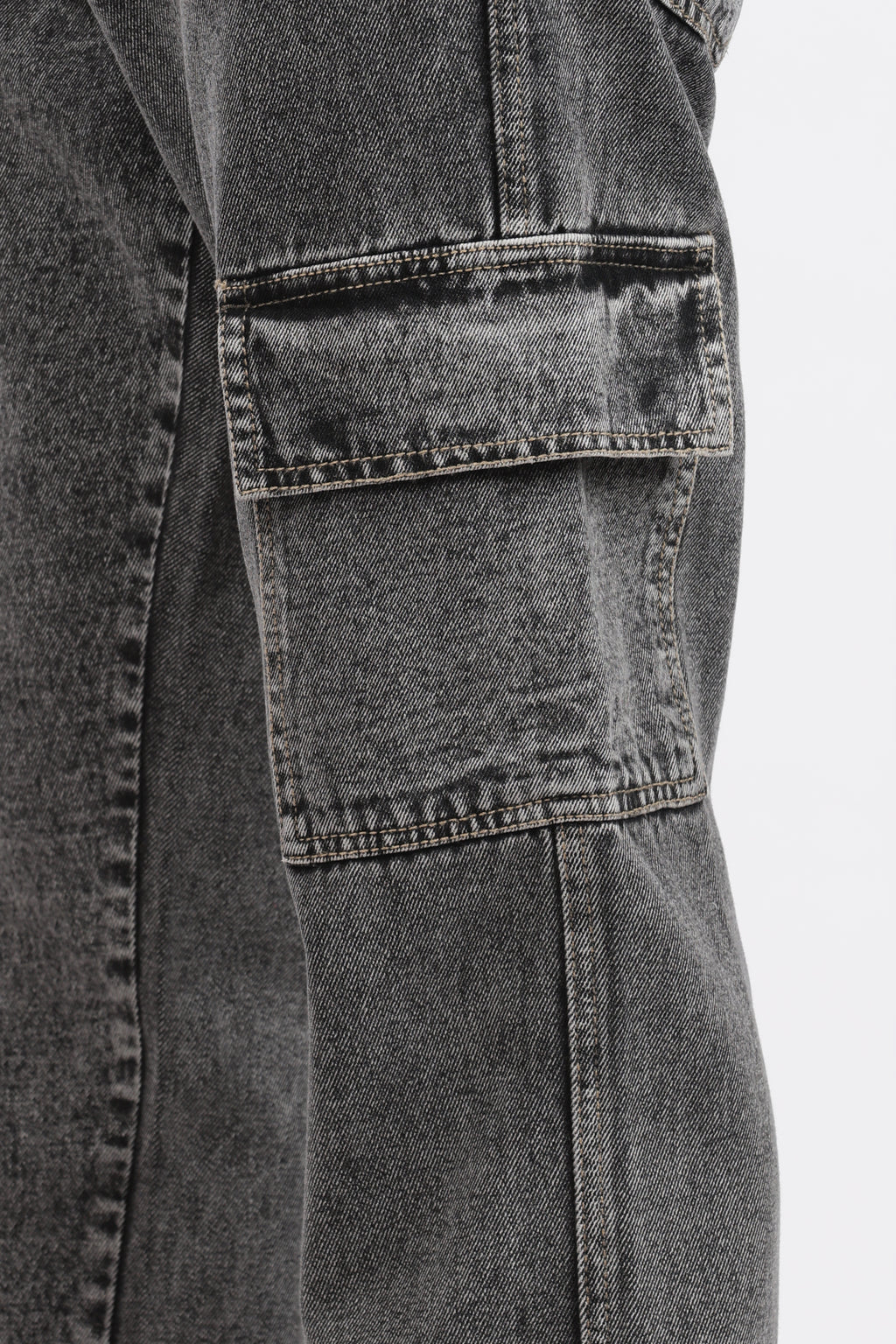 MEN'S 7 POCKET CARGO - CHARCOAL BLACK