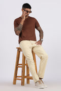 Mens Regular Fit Jeans - Sand Beige
