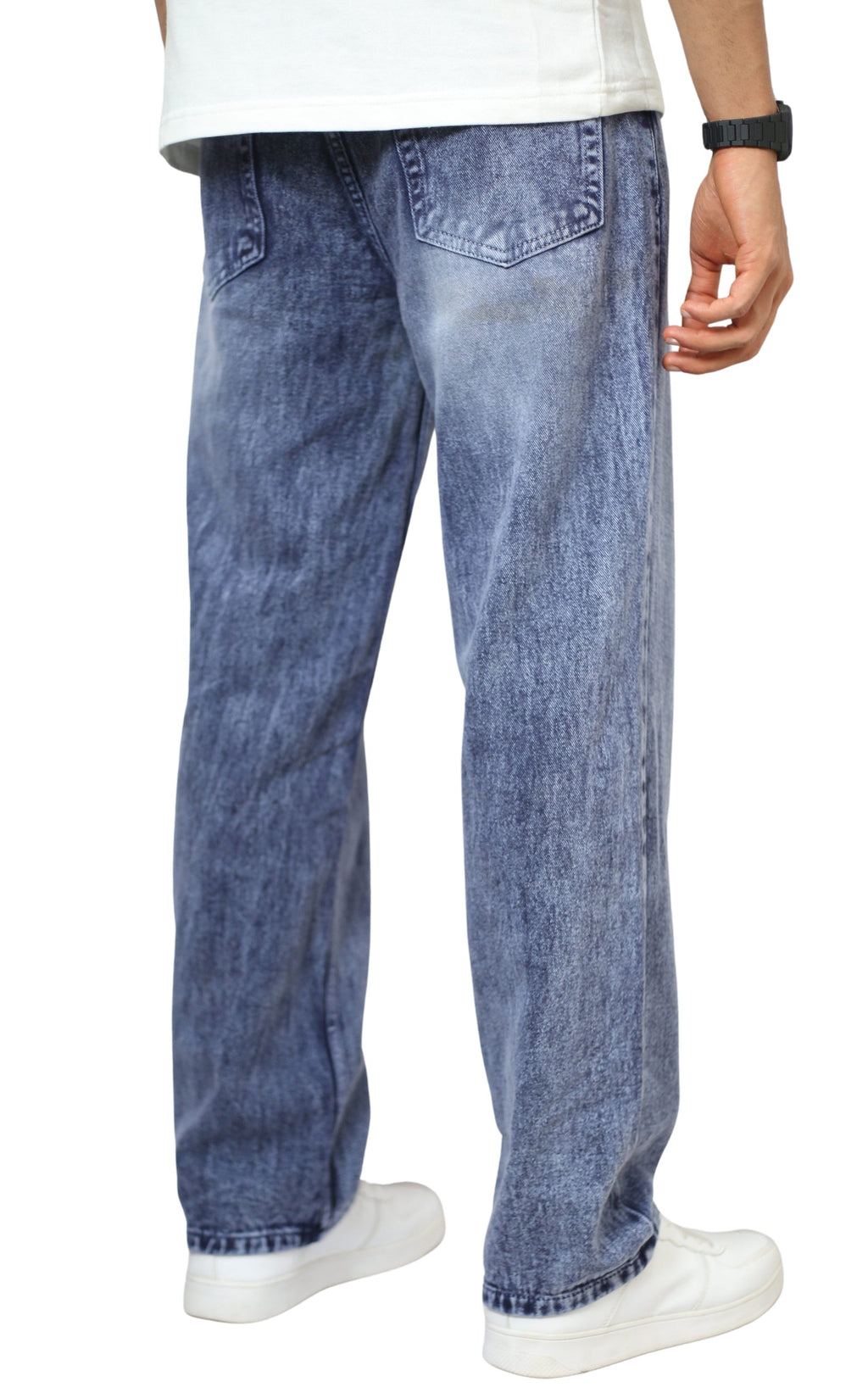 Men’s Light Blue Denim Straight Fit Jeans